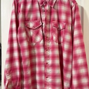 DIXXON The Ribbon Men's Pink Plaid Shirt